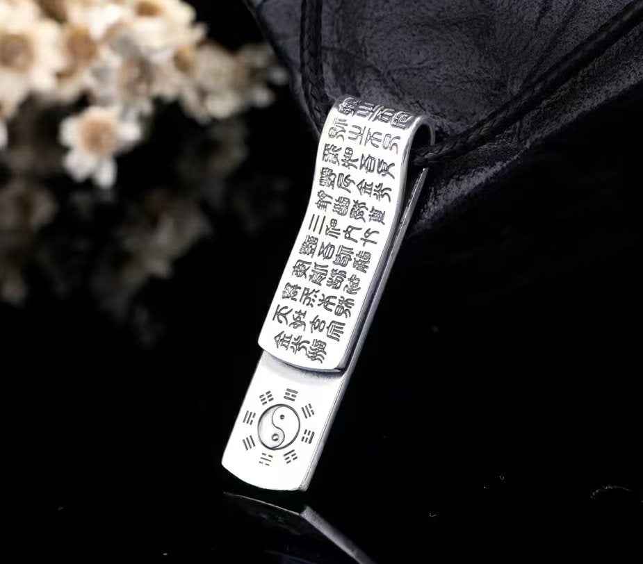 Golden Light Mantra Pendant - S925 Sterling Silver